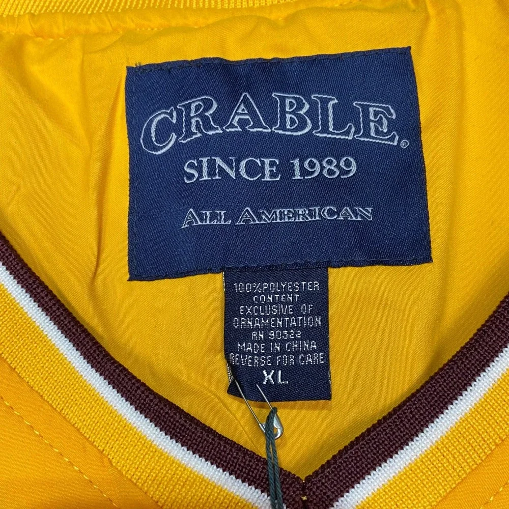 Crable Men's XL Minnesota Golden Gophers Vintage Pullover NCAA‎ Football 90s NWT